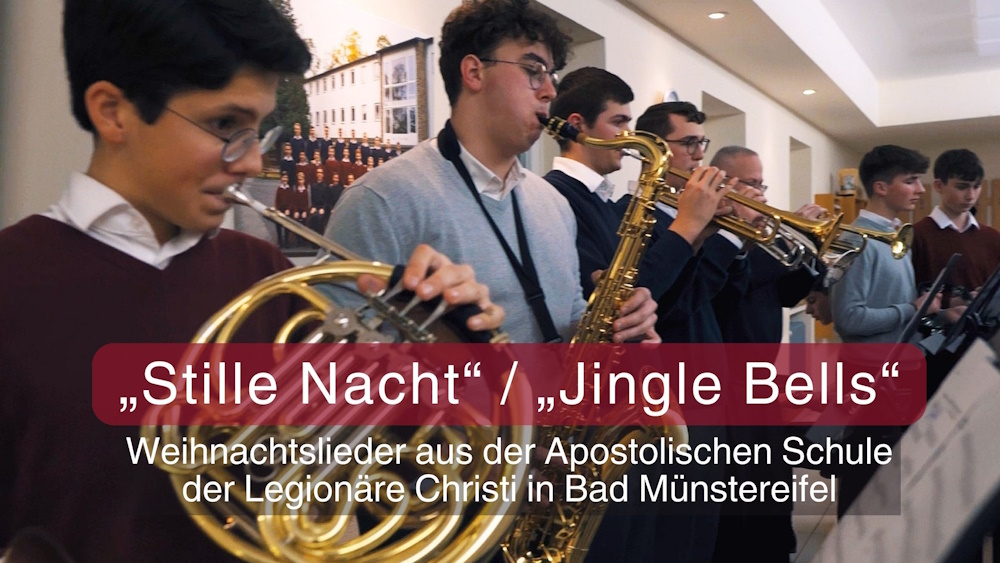 Die Schüler der Apostolischen Schule der Legionäre Christi in Bad Münstereifel.