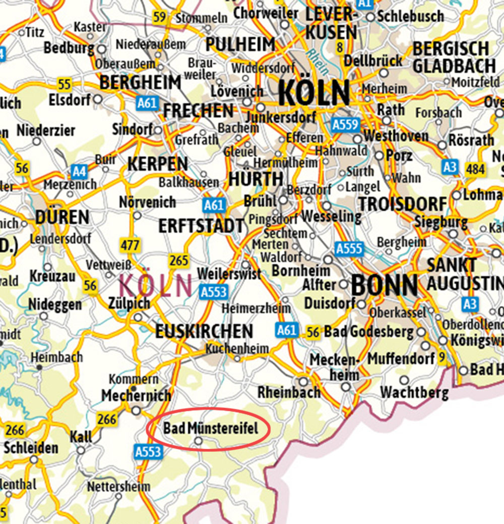 Raum Koeln-Bonn